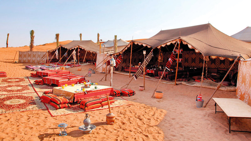 القرار يشمل المُخيّمات السياحية كافة في إمارة دبي. أرشيفية