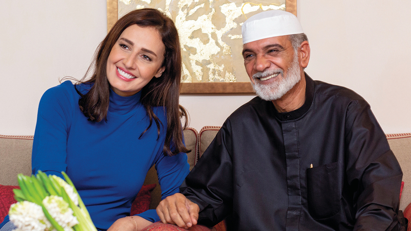 منصور الفيلي وحلا شيحة بطلا الفيلم. أرشيفية