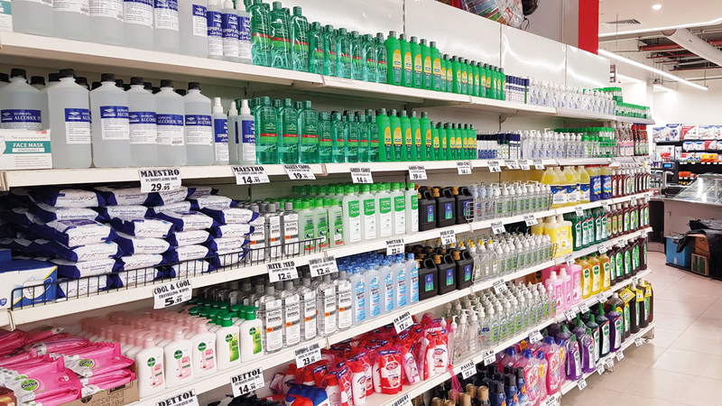 60 % من المعقمات في السوق من إنتاج محلي و40% مستوردة.  الإمارات اليوم