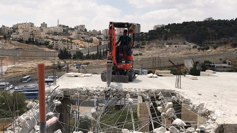 عائلتا عبدالسلام وعدي الرزام باتتا مشردتين بلا مأوى. من المصدر