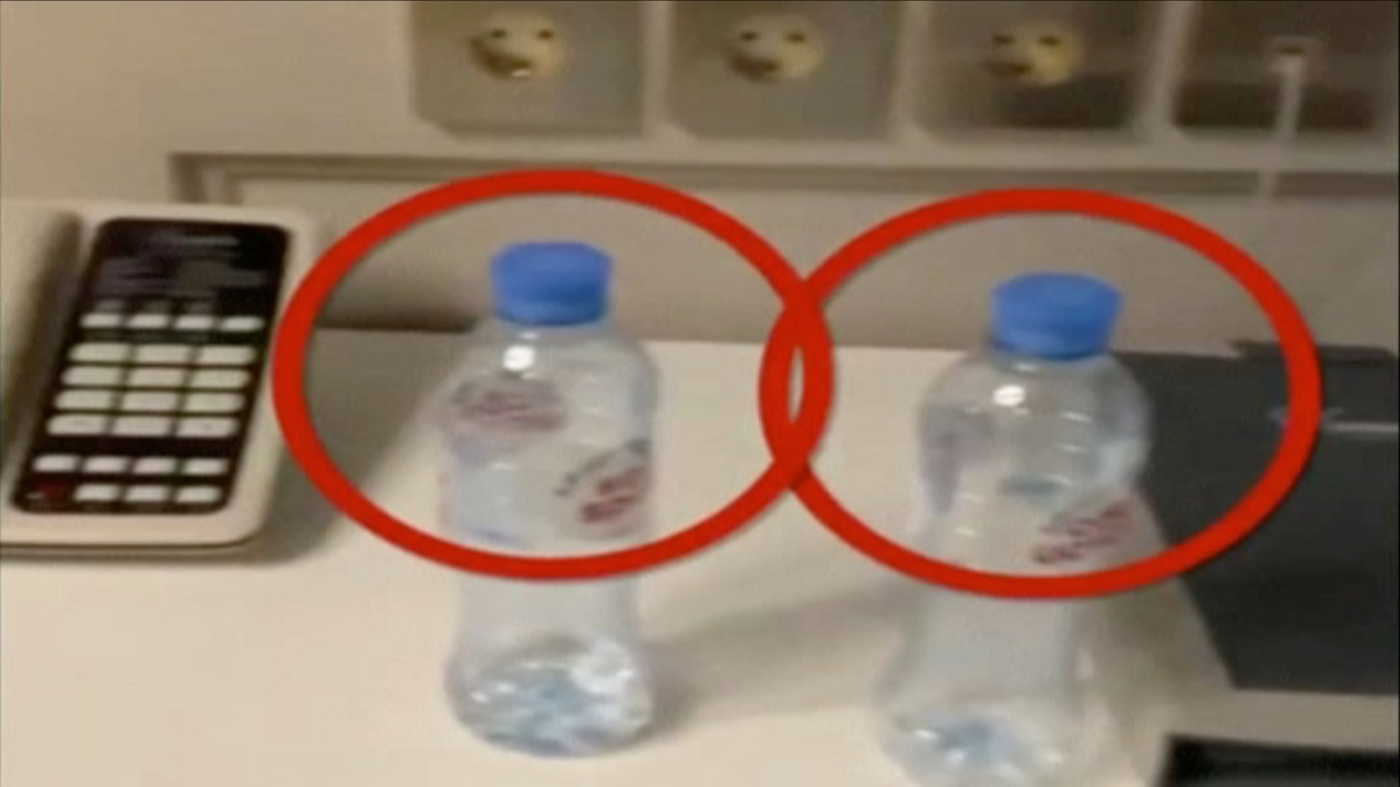 وجود أثر لغاز أعصاب نوفيتشوك في زجاجة مياه بلاستيكية قدمها الفندق.