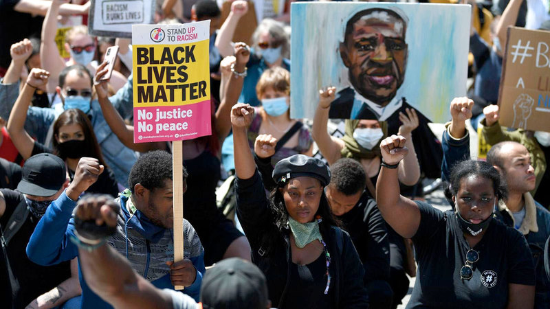 حركة «حياة السود مهمة» كانت هدفاً في مرمى جولياني.   أرشيفية