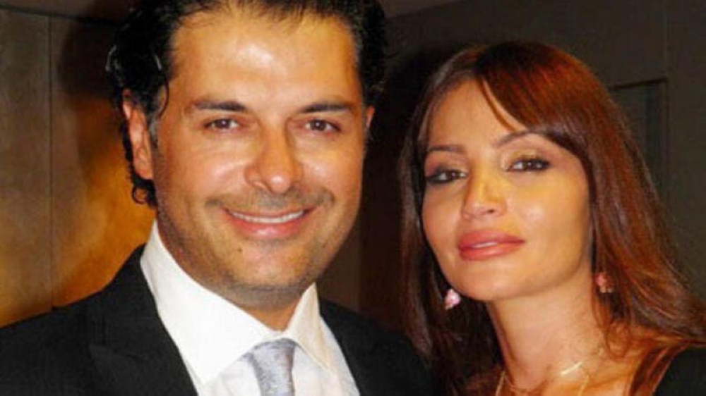 جيهان علامة وزوجها راغب. عن المصدر