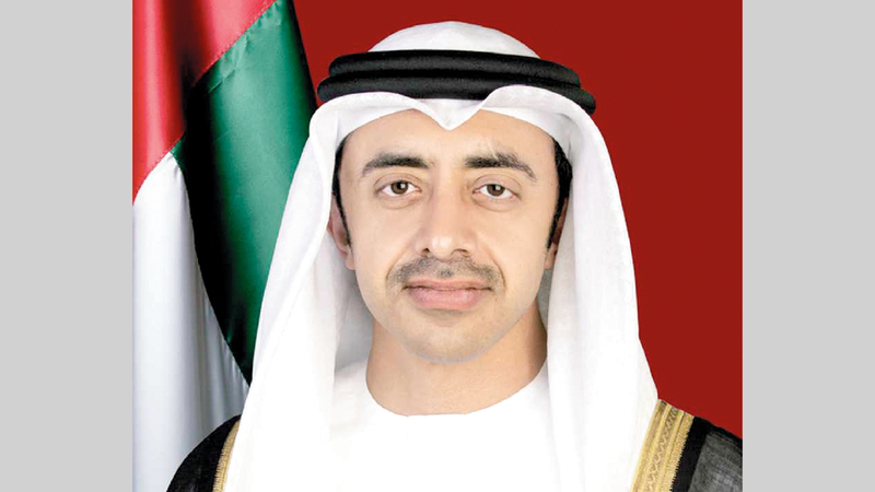 Abdullah bin Zayed receives Zambia’s Minister of Foreign Affairs and Minister of International Cooperation
