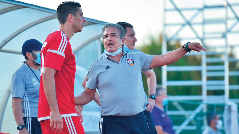 بينتو: برنامج الإعداد يشمل تجمعات ومباريات ودية في أكتوبر ونوفمبر ويناير.  وام