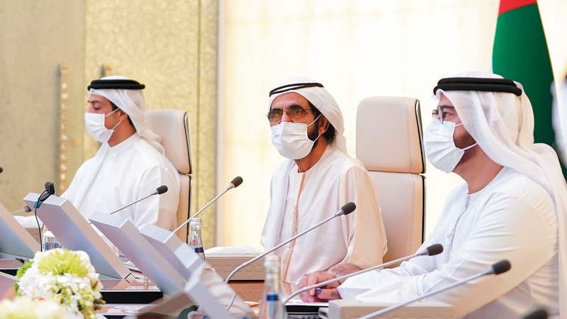 محمد بن راشد ترأس اجتماع مجلس الوزراء واعتمد هياكل تنظيمية جديدة لأربع وزارات.    وام