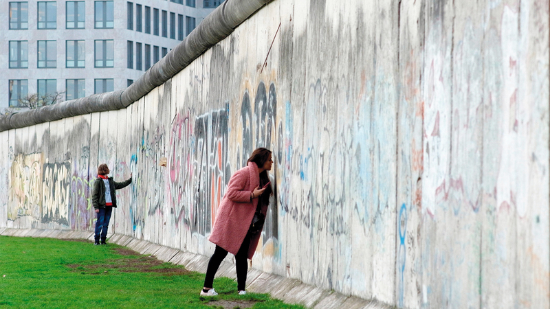 سور برلين تحول إلى مزار لأخذ العبر. أرشيفية
