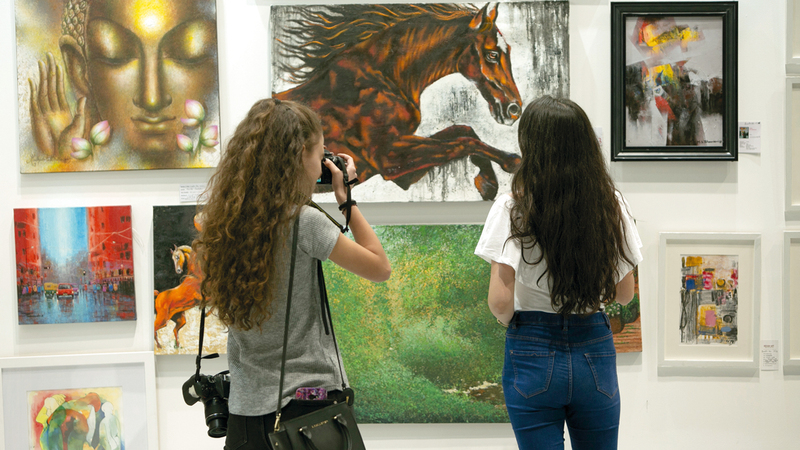 مشاركون في المعرض: دبي مدينة تزخر بشغف تجاه الإبداع في مختلف المجالات.  ■ من المصدر