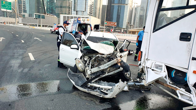 شركة التأمين مُلزمة بالتعويض عن أي أضرار مادية أو جسمانية يتعرض لها المتضرر من الحادث.  أرشيفية