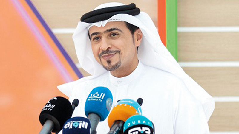 أحمد العامري: &laquo;القراءة تنتصر على المسافات والمتغيرات، وتعزز الثقة بأننا قادرون على الحلم، والإبداع&raquo;.