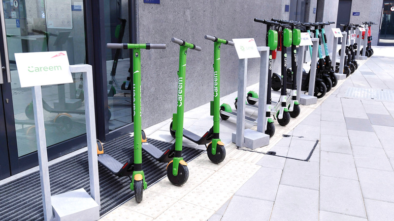 التشغيل التجريبي يحدد الخطة المستقبلية لنشاط السكوتر الكهربائي في دبي. من المصدر