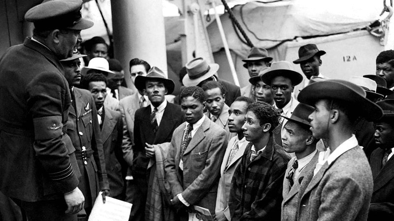 ضحايا فضيحة «وند رش» الذين استقبلتهم الحكومة البريطانية من جامايكا لبناء بريطانيا بعد الحرب العالمية الثانية.    من المصدر