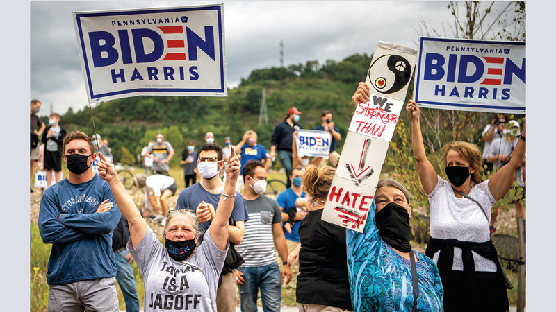 فترة الوباء قضت على آمال ترامب. أرشيفية