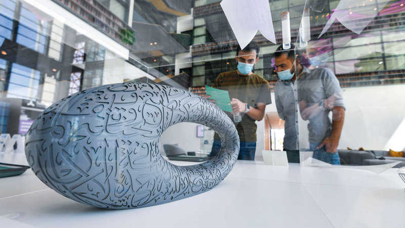 الطباعة ثلاثية الأبعاد سيكون لها دور رئيس في مستقبل العديد من القطاعات كالبناء والطب والطيران. تصوير: أشوك فيرما