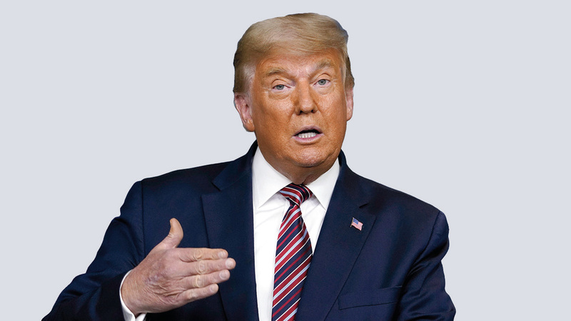 ترامب يهتدي بكتاب قواعد المستبدين.  أ.ب