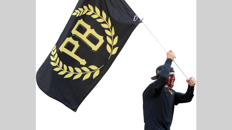 يصف أعضاء «الفتية الفخورون» أنفسهم على موقعهم في الإنترنت بأنهم منظمة «شوفينيين غربيين». أرشيفية