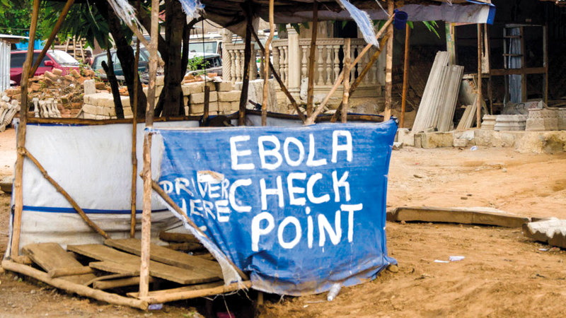 نقطة للتطعيم ضد وباء «إيبولا» في الكونغو.  أرشيفية