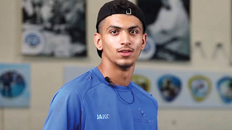 نجم منتخب الإمارات لسلة الكراسي المتحركة محمد يوسف. من المصدر