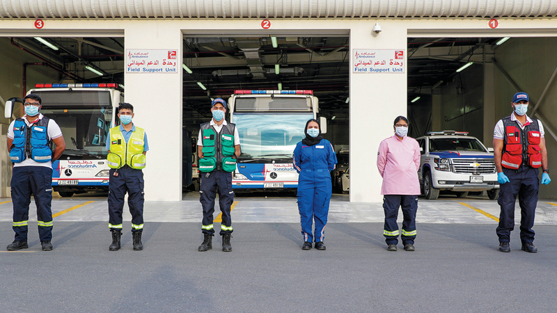 المؤسسة عملت على زيادة عدد مركباتها وخدماتها المتخصصة خلال الأزمة.  الإمارات اليوم