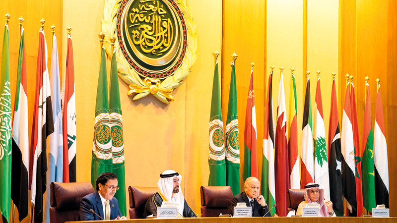 خلال حفل إعلان الفائزين بجائزة التميز الحكومي العربي في دورته الأولى.   وام