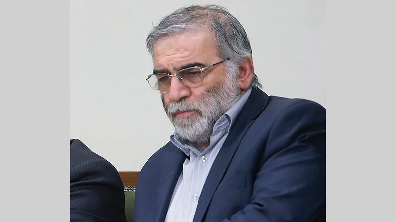 محسن فخري زاده عاش متوارياً عن الأنظار. أ.ب