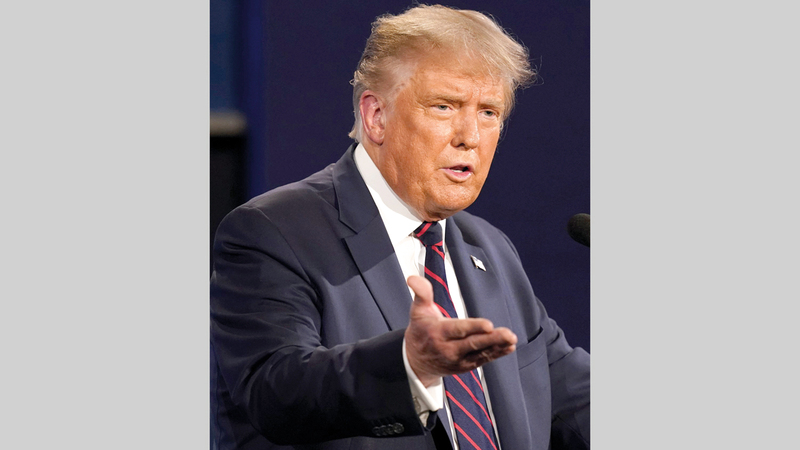 ترامب رفض قبول الهزيمة.   أرشيفية