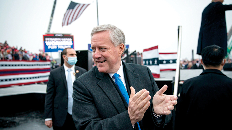 رئيس موظفي البيت الأبيض مارك ميدوز من المتوقع أن ينافس لارا على مقعد مجلس شيوخ كارولينا الشمالية.  من المصدر