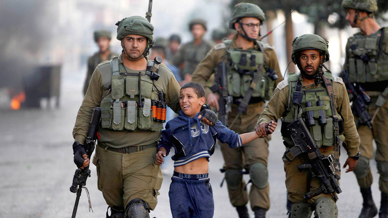 لايزال الأطفال الفلسطينيون يعانون ممارسات قوات الاحتلال.		  أرشيفية