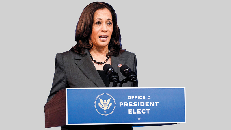 كامالا هاريس.	  رويترز