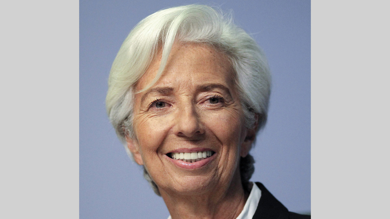 كريستين لاغارد.  أ.ف.ب