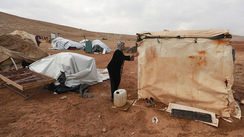 عمليات الهدم تسببت في تشريد عشرات العائلات.  من المصدر