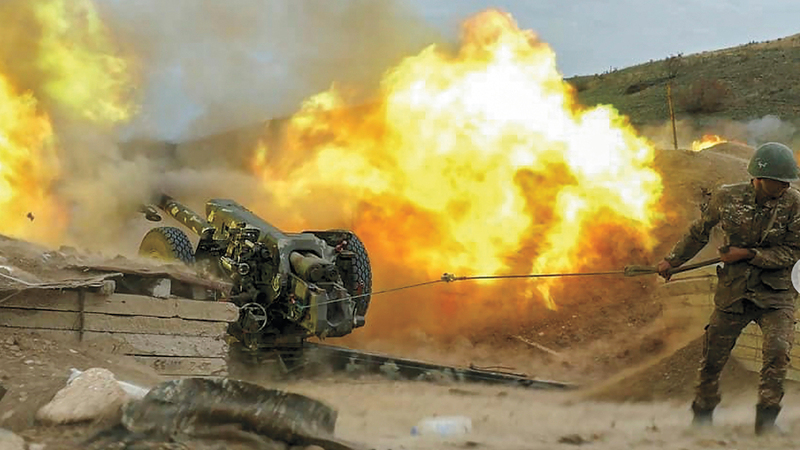 الحرب بين أرمينيا وأذربيجان قدمت فيها أنقرة دعماً كبيراً للأخيرة.  إي.بي.إيه