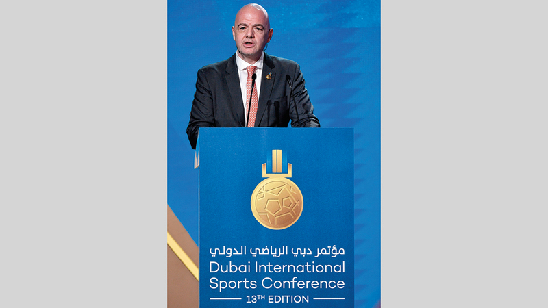 رئيس «فيفا» إنفانتينو. من المصدر