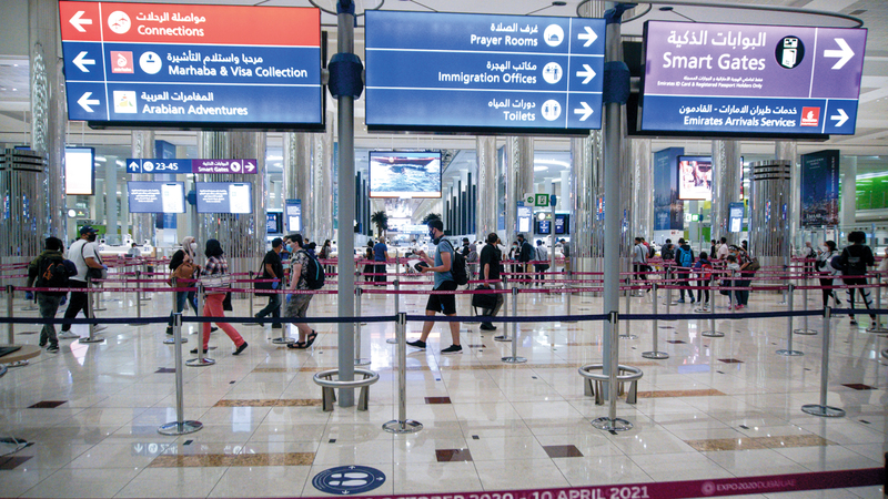 &laquo;دبي الدولي&raquo; يوفر رحلات ربط مباشرة إلى العديد من الوجهات الدولية.   تصوير: أشوك فيرما