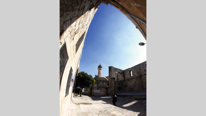 مسجد النبي يحيى عليه السلام في سبسطية. أرشيفية