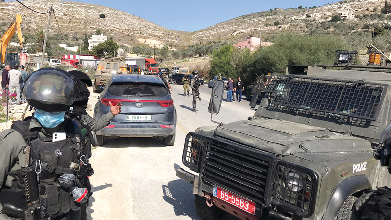 اقتحام سبسطية يتسبب في عزل المواقع الأثرية عن البلدة. الإمارات اليوم