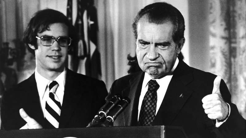 ريتشارد نيكسون استقال من البيت الأبيض. أرشيفية