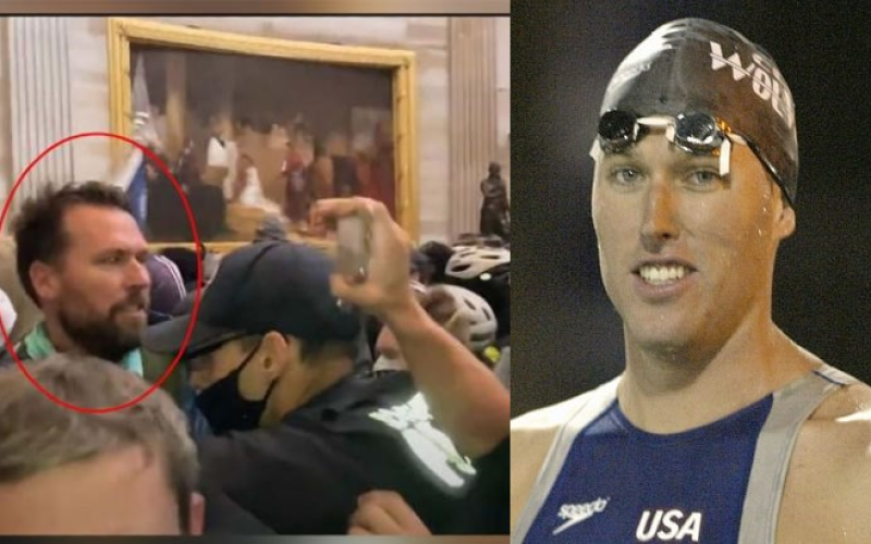 الصورة: بالفيديو.. بطل أولمبي أميركي متهم بالمشاركة في اقتحام الكونغرس