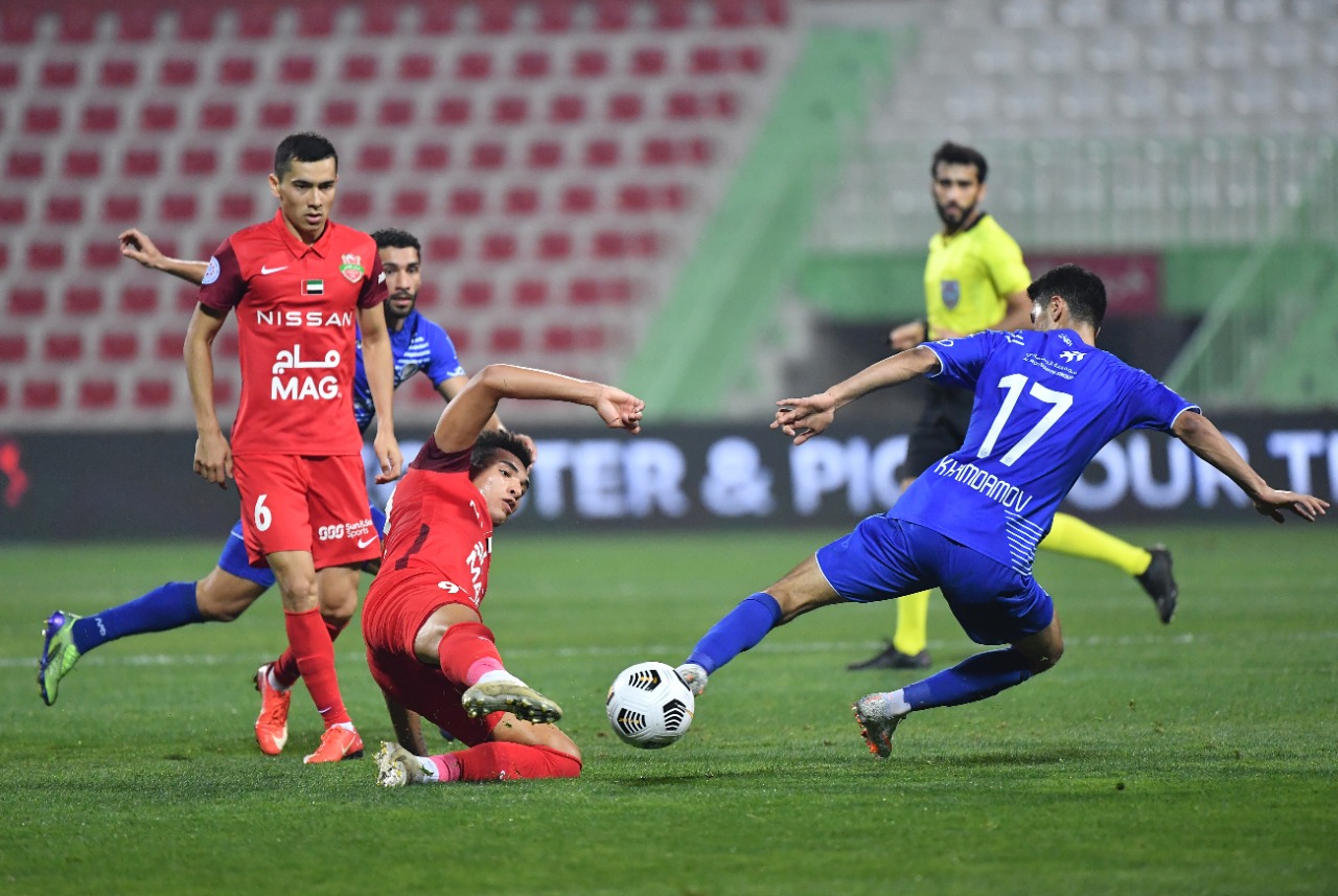 بالصور.. ملخص مباراة شباب الأهلي والنصر .. هدف واحد يروي مهدي علي