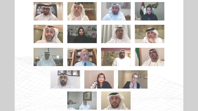 خلال الاجتماع الأول لمجلسَي التراث والفنون في 2021.  من المصدر