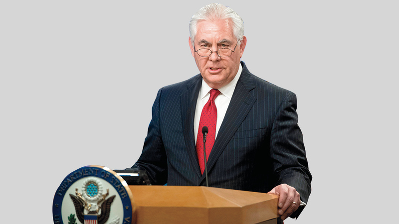 ريكس تيلرسون: لم أتمكن من فهم الرئيس. أ.ف.ب