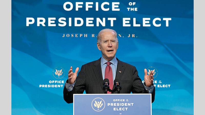 معظم الأوروبيين يشعرون بالتشكك في إمكانية الرئيس بايدن إعادة أميركا كزعيمة للعالم. أ.ف.ب