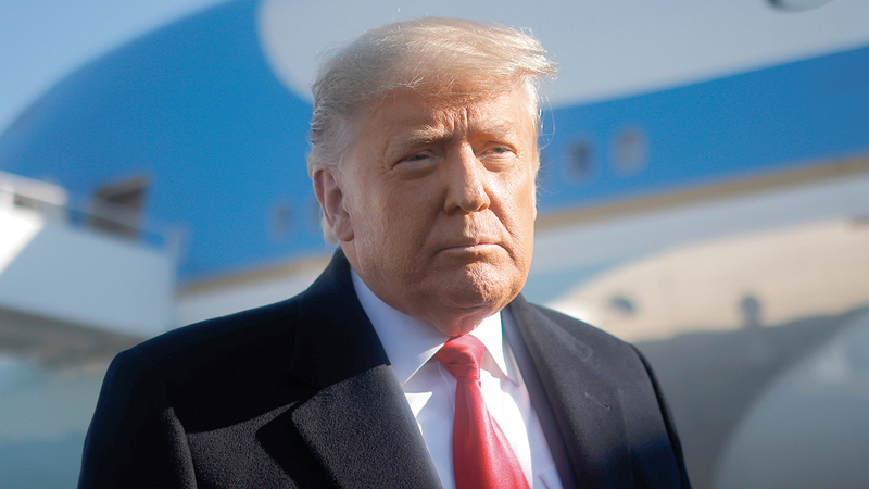 ترامب وعد بجعل العالم يحترم أميركا ويخاف منها.  رويترز