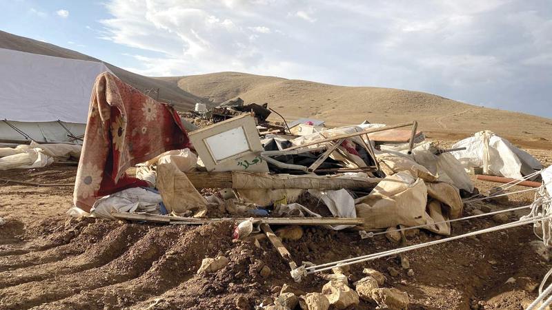 الاحتلال أزال مئات المنازل والمنشآت الخدمية.  من المصدر