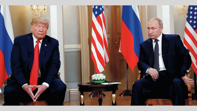 صداقة أم مصلحة جمعت بين ترامب وبوتين؟ ■ رويترز