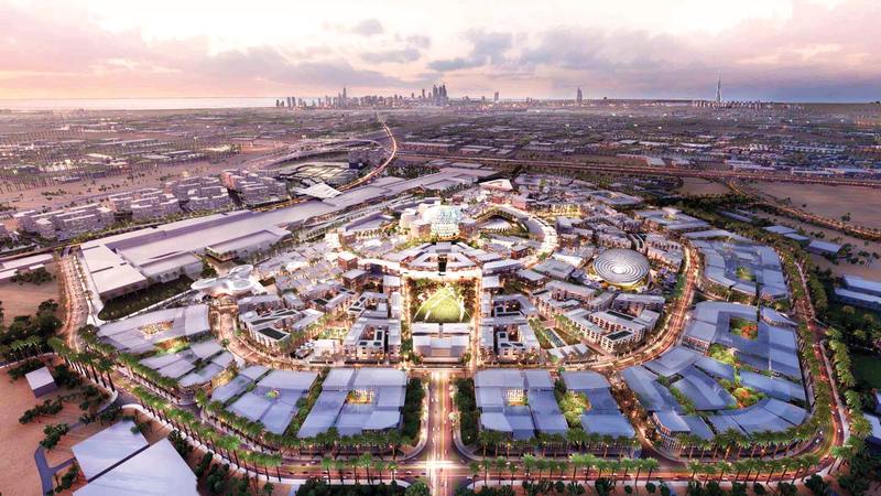 الدول المشاركة في الحدث تعمل على بناء أجنحتها أو استكمالها.   أرشيفية