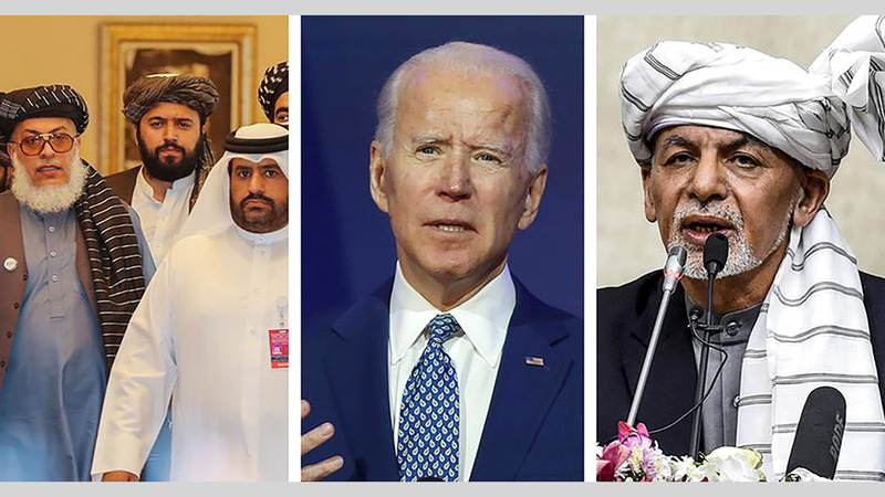 لدى بايدن فرصة لإصلاح اتفاق الدوحة للسلام بين الحكومة الأفغانية و«طالبان». غيتي