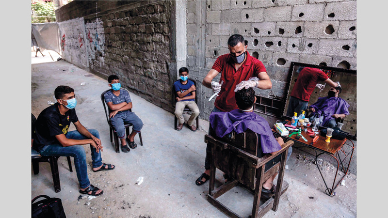 صورة الفلسطينية سمر أبوالعوف فازت بالمرتبة الثالثة.  من المصدر