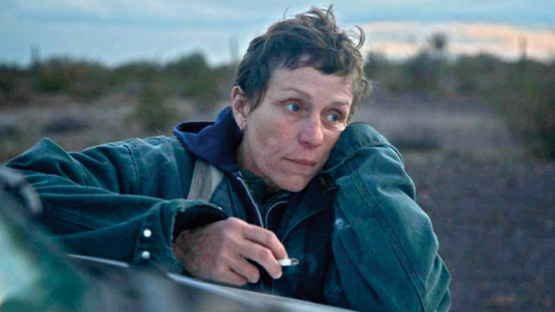 تعوّل الاستوديوهات التقليدية على &laquo;نومادلاند&raquo; الذي حصد جوائز&laquo;البندقية&raquo; و&laquo;تورنتو&raquo;. أرشيفية