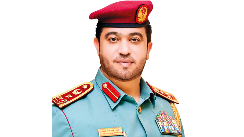 العميد خالد الحمادي.   من المصدر